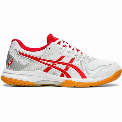 Asics Gel-Rocket 9 - Naisten Kävelykengät - Valkoinen/Punainen